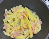 ピーマンとじゃがいものカレー味きんぴら✨作り方3写真