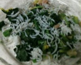 ほうれん草とちりめんじゃこのたまご焼き作り方2写真