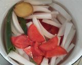 簡単 さば（水煮缶詰）と冬野菜のカレー作り方2写真