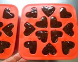 レンジで簡単☆ハートの生チョコレート作り方6写真