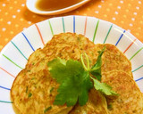 焼きさけあらほぐしとじゃが芋の落とし焼き作り方3写真