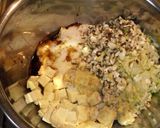 豚ひき肉で中華風ふわっふわ♪ハンバーグ✿作り方3写真