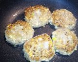 豚ひき肉で中華風ふわっふわ♪ハンバーグ✿作り方5写真
