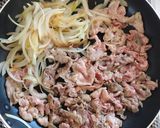 ラム肉の葱塩ガーリックペッパー炒め。作り方5写真
