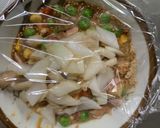 レンジ冷めても美味しいレモン梅炒飯弁当作り方6写真