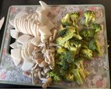 〜ブロリー&しめじ&大根の味噌マヨ炒め〜作り方4写真