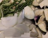 【米泥棒!】豚バラとなすとピーマンの味噌炒め作り方1写真
