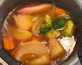 優しい味♡野菜の皮の出汁で煮込んだポトフ作り方5写真