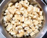 きのこと山菜水煮のあんかけうどん作り方3写真