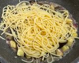 美活⭐︎長茄子の貧乏人パスタと大根サラダ作り方9写真
