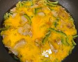 夏バテ解消メシ！ゴーヤ豚バラ卵とじ丼作り方4写真