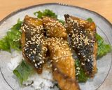 さばの甘辛丼。作り方6写真