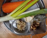 にんじんと豆のオリーブオイル炒め煮作り方1写真