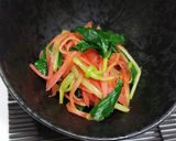 うちの味☆栄養第一❣三つ葉と人参の箸休め作り方23写真