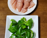 ♡ササミとピーマンのマヨ照り焼き♡作り方1写真