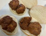 市販品で簡単!バターロールのチキンフィレサンド作り方5写真