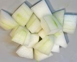 野菜たっぷり野菜料理。豚肉と冬瓜のほっこり甘辛煮作り方2写真