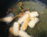 半玉うどん●きざみ揚げのキツネうどん作り方1写真