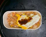 レンジ簡単キムチデミ味オムライス弁当作り方13写真