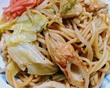 節約☆ちくわのソース焼きそば作り方7写真