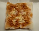 余った春巻きの皮でハムチーズ焼き作り方3写真