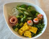 楽しくなっちゃう💕盛り付けサラダ🥗作り方1写真
