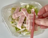 防災レシピ🍲湯煎で作る 蒸し焼きそば作り方3写真