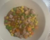 全てレンジ洋風万能梅トマト味炒飯弁当作り方4写真