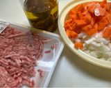 大豆入りキーマカレー(グルテンフリー)作り方1写真