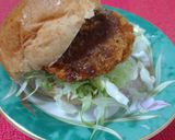 美味しいがギュと詰まったメンチカツバーガ作り方2写真