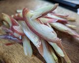 焼き茄子の皮剥いて冷やし蕎麦に載せた作り方2写真
