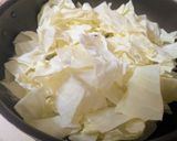 ワンパン☆キャベツの豚肉そぼろあん作り方2写真