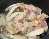 ほたて醤油☆鶏肉とエリンギのバター醤油味作り方2写真