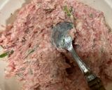 豚挽肉と豆腐と大葉の包み焼き作り方1写真