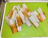 竹輪の磯辺揚げチーズのせ作り方1写真