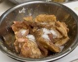 ブロッコリー鶏肉レモン炒め作り方1写真