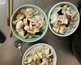 ゴロゴロ野菜と魚肉のキムチユッケ味炒煮風作り方9写真