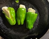 ピーマンの餃子詰め作り方4写真
