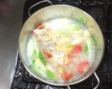 鶏肉トマト卵中華スープ♪簡単精神安定作り方8写真