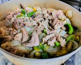 スジ肉と野菜の出し煮込み作り方4写真