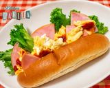 コンソメふわたまご🍳昔のハムエッグロール和製洋食作り方4写真