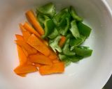 お一人様野菜たっぷり梅ウスター味炒飯作り方4写真