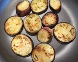 朝ごはんにナスのグリルと生ハムのトースト作り方3写真