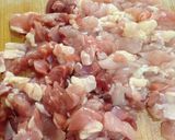 焼肉の生だれ鶏むね肉と長ネギミニチヂミ作り方3写真