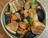 豚ばらと根菜の煮物作り方5写真