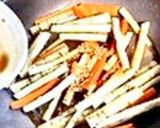 太切りごぼうの醤油麹きんぴら作り方4写真