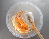 レンジで簡単☆給食風バンサンスー。作り方4写真