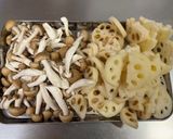 豚バラと蓮根の甘辛ポン酢炒め作り方1写真