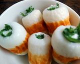 チーちくの大葉とクリームチーズ詰め作り方2写真