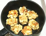 鶏肉と蓮根の落とし焼き作り方5写真